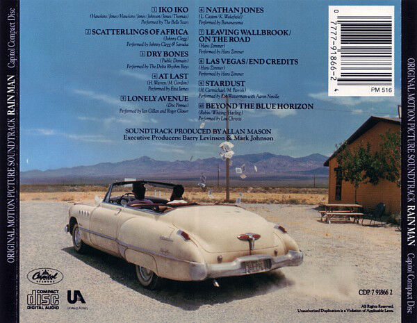 Compilation ‎CD Rain Man (Original Motion Picture Soundtrack) - Europe (M/M)