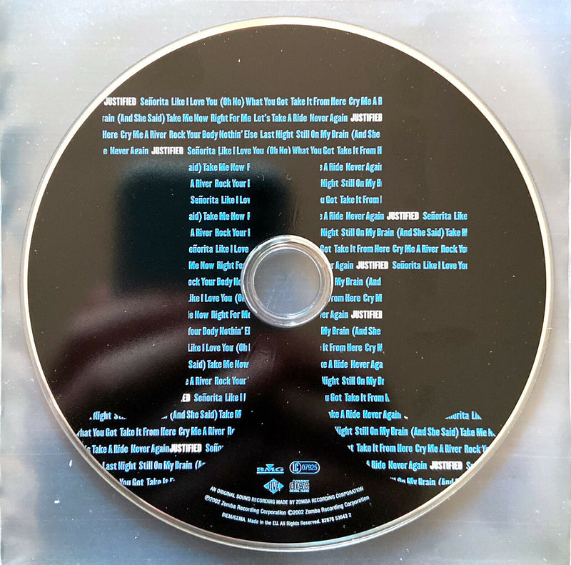 Justin Timberlake ‎CD Justified - Europe (EX+/EX+)