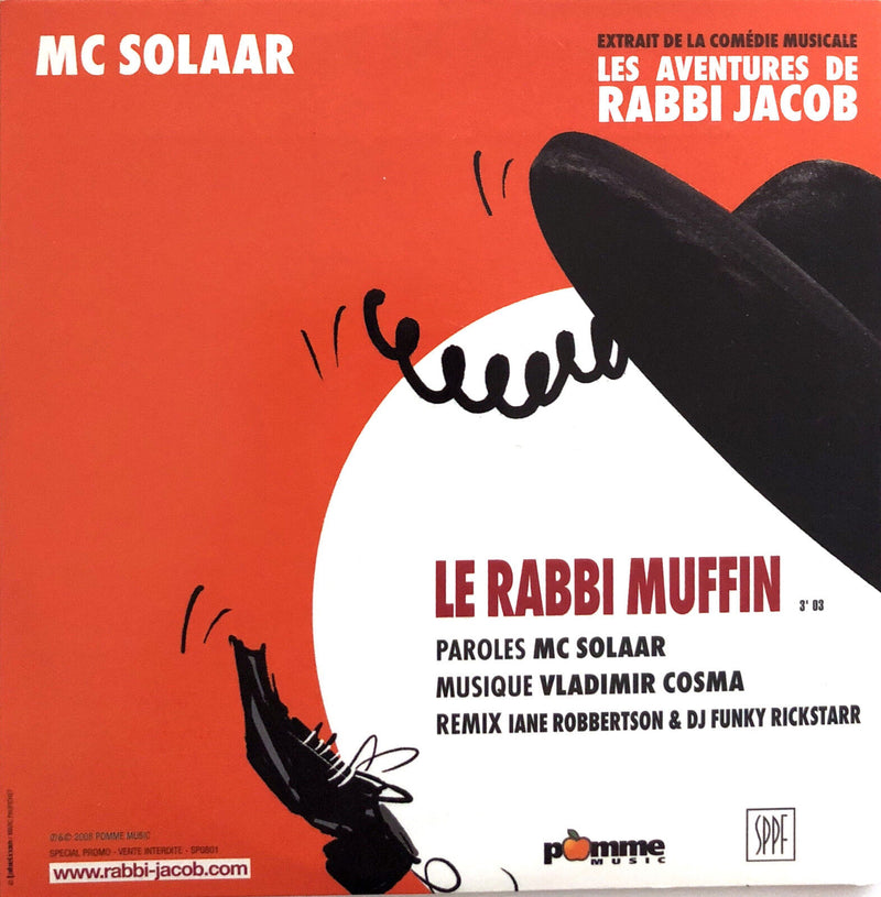 MC Solaar ‎CD Single Le Rabbi Muffin - Promo - France (EX/M)