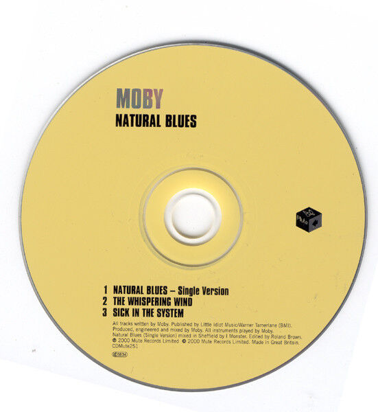 Moby Maxi CD Natural Blues - Vol.1 - UK (M/M)