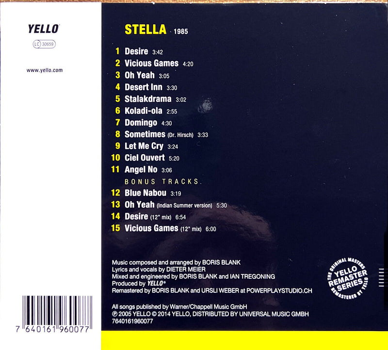 Yello CD Stella