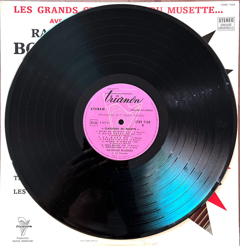 Raymond Boisserie LP Les grands classiques du musette avec Raymond Boisserie et