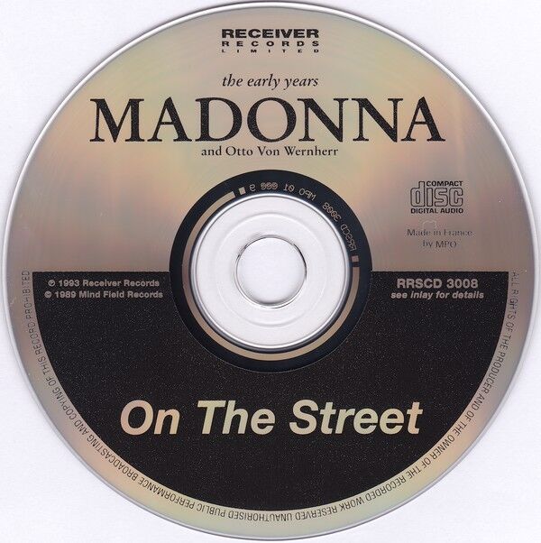Madonna & Otto Von Wernherr ‎Maxi CD On The Street - UK (M/M)
