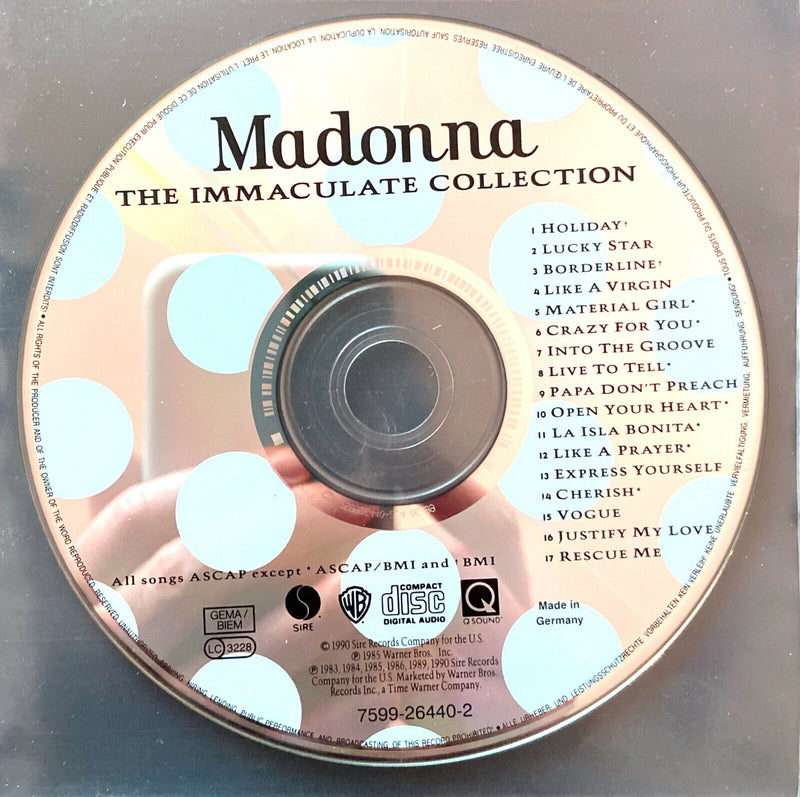 Madonna ‎CD The Immaculate Collection - Europe (EX/VG+)
