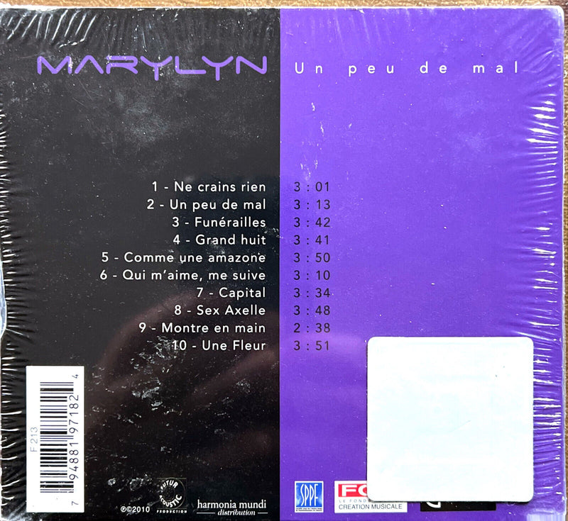 Marylyn CD Un Peu De Mal
