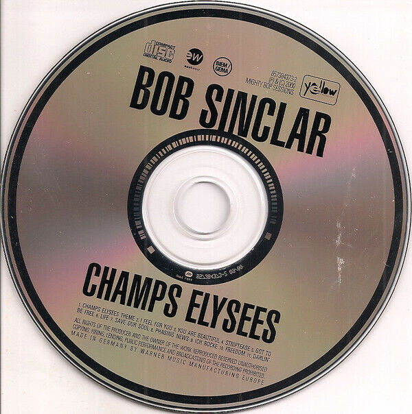 Bob Sinclar ‎CD Champs Elysées - France (VG+/VG+)