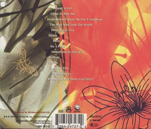 Nirvana ‎CD MTV Unplugged In New York - Germany (M/EX+)