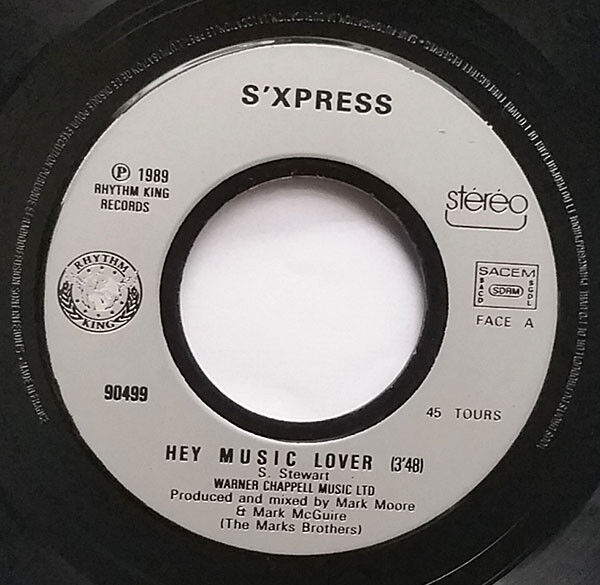 S'Xpress 7" Hey Music Lover - France (VG+/EX)