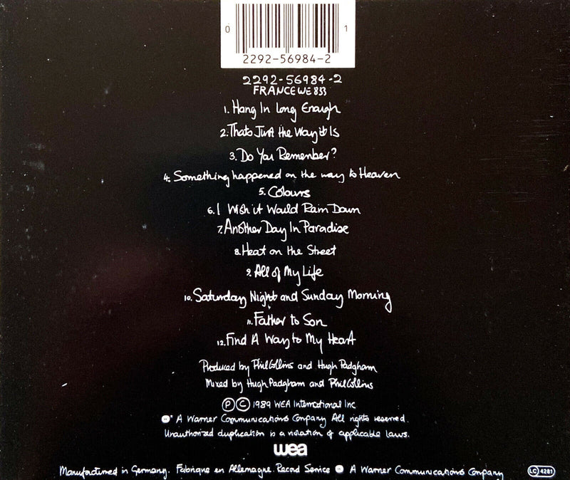 Phil Collins CD ...But Seriously - Europe (EX/EX+)