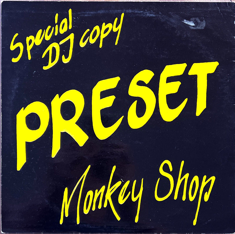 Preset 12" Monkey Shop - Vinyle Transparent
