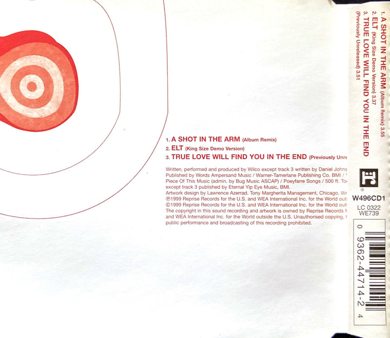 Wilco ‎Maxi CD A Shot In The Arm - CD1 - UK (M/M)
