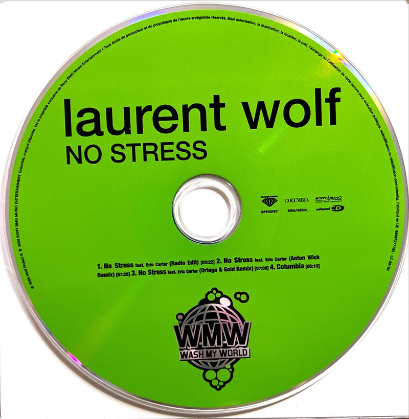 Laurent Wolf CD Single No Stress