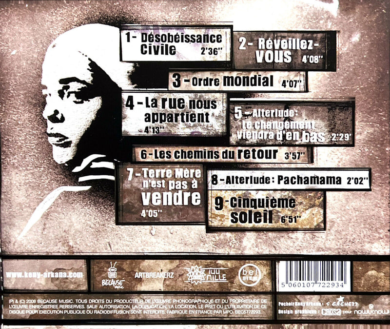 Keny Arkana CD Désobéissance