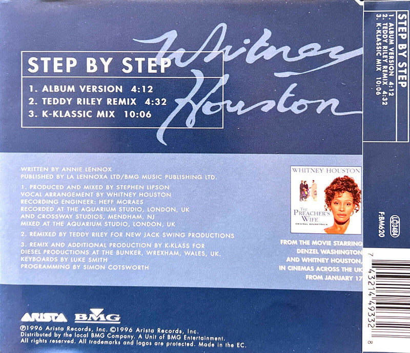 Whitney Houston Maxi CD Step By Step - CD1
