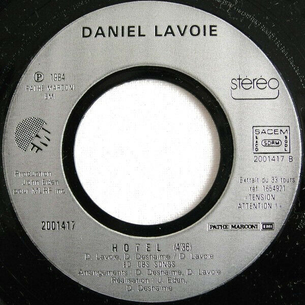 Daniel Lavoie 7" Ils S'Aiment - France (EX/M)