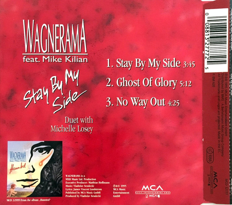 Wagnerama Feat. Mike Kilian ‎Maxi CD Stay By My Side - Europe (M/EX)