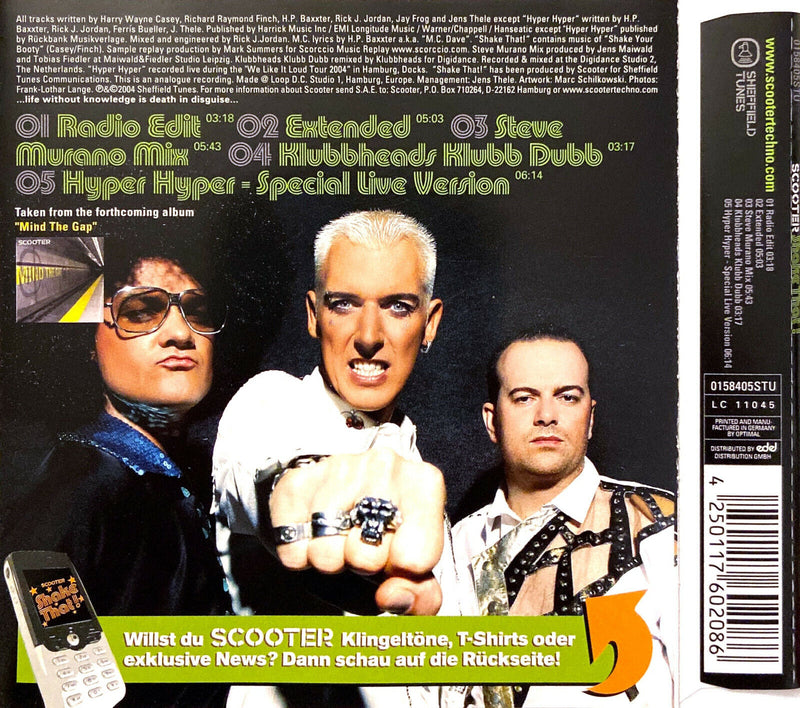 Scooter ‎Maxi CD Shake That! - Limited Edition - Germany (M/EX+)
