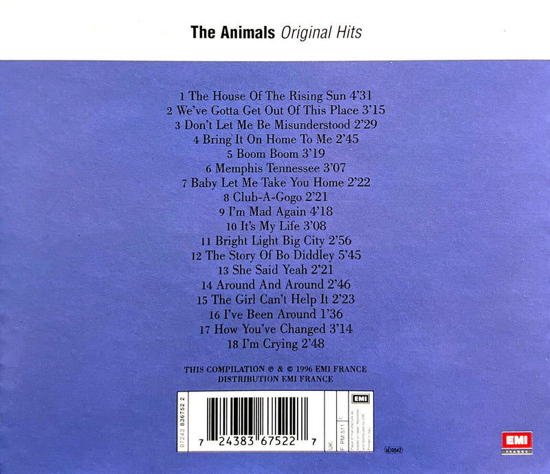The Animals CD Original Hits