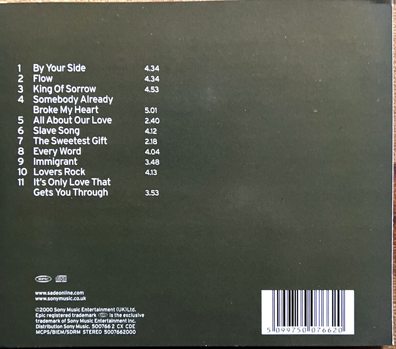 Sade CD Lovers Rock