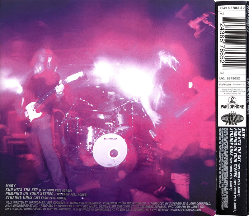 Supergrass ‎Maxi CD Mary - Europe (M/EX+)