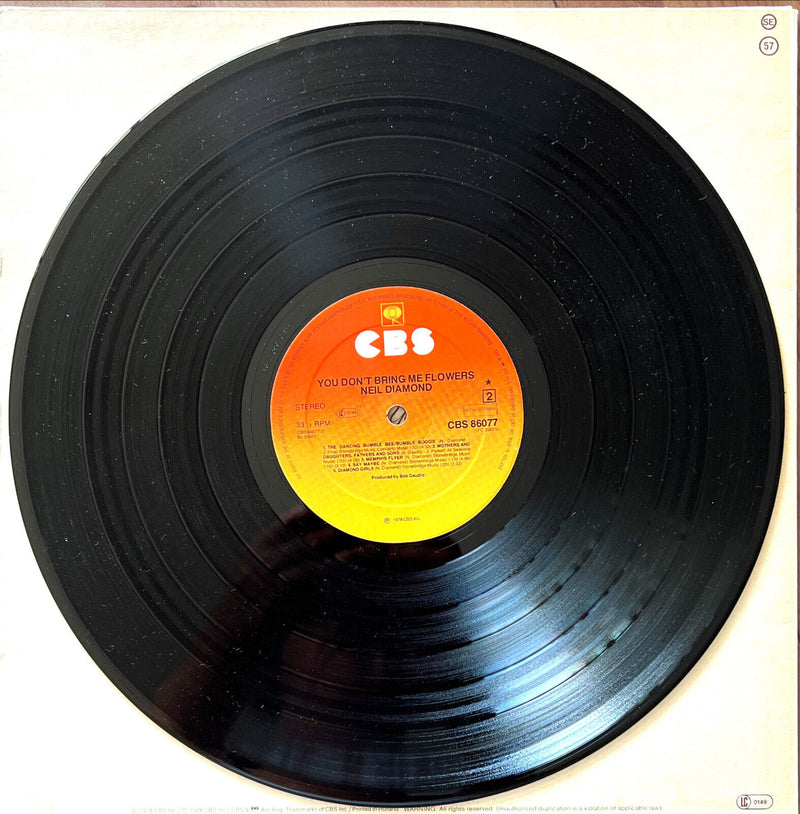 Neil Diamond LP You Don't Bring Me Flowers