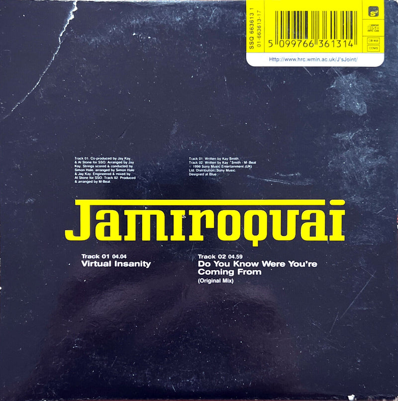 Jamiroquai CD Single Virtual Insanity