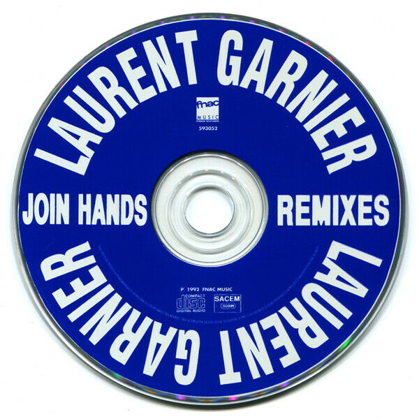 Laurent Garnier ‎Maxi CD Join Hands Remixes - France (EX+/VG)