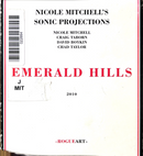 Nicole Mitchell's Sonic Projections CD Emerald Hills