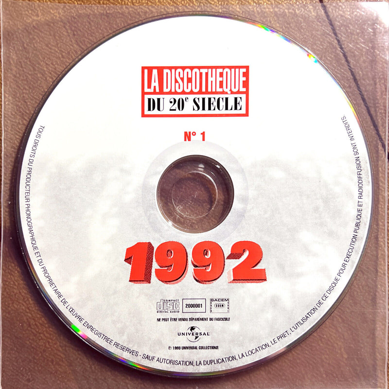 Various CD Les 15 Tubes De 1992