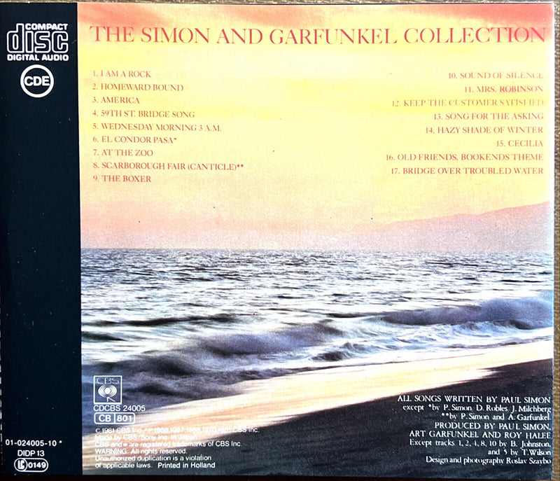 Simon And Garfunkel CD The Simon And Garfunkel Collection