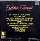 Frédéric François CD Je T'Aime A L'Italienne