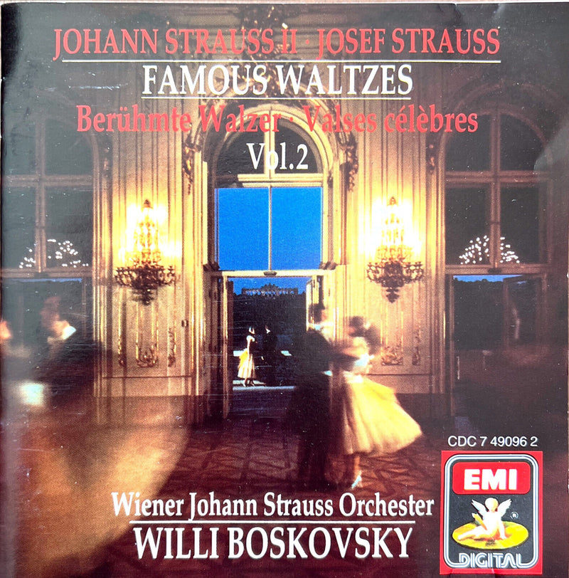 Willi Boskovsky CD Waltzes By Johann & Josef Strauss