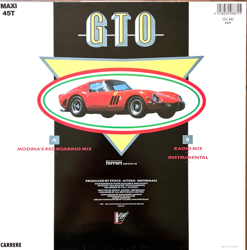 Sinitta 12" GTO
