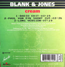 Blank & Jones CD Single Cream - Europe (EX/M)
