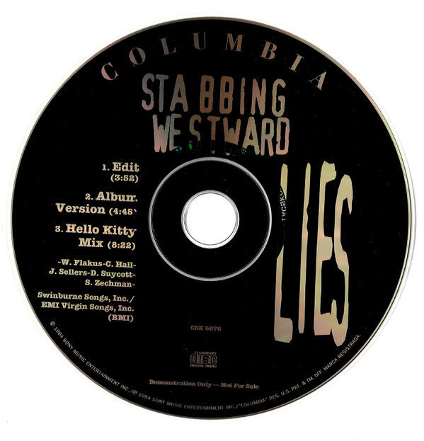Stabbing Westward CD Single Lies - Promo - USA (M/M - Scellé)