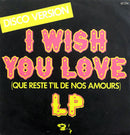 LP 7" I Wish You Love (Que Reste T'il De Nos Amours) - France (VG+/EX)
