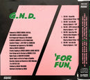 G.N.D. ‎Maxi CD For Fun (Remixes) - Belgium (VG+/EX+)