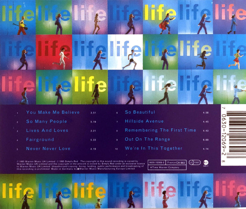 Simply Red ‎CD Life - Europe (EX+/EX+)