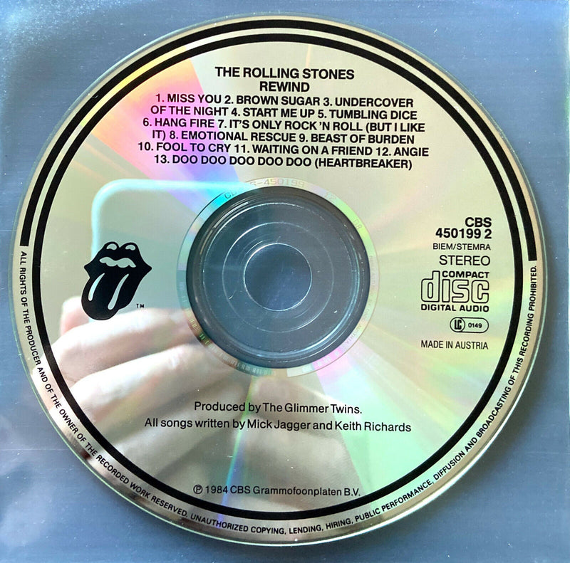 The Rolling Stones ‎CD Rewind - Austria (EX+/VG+)