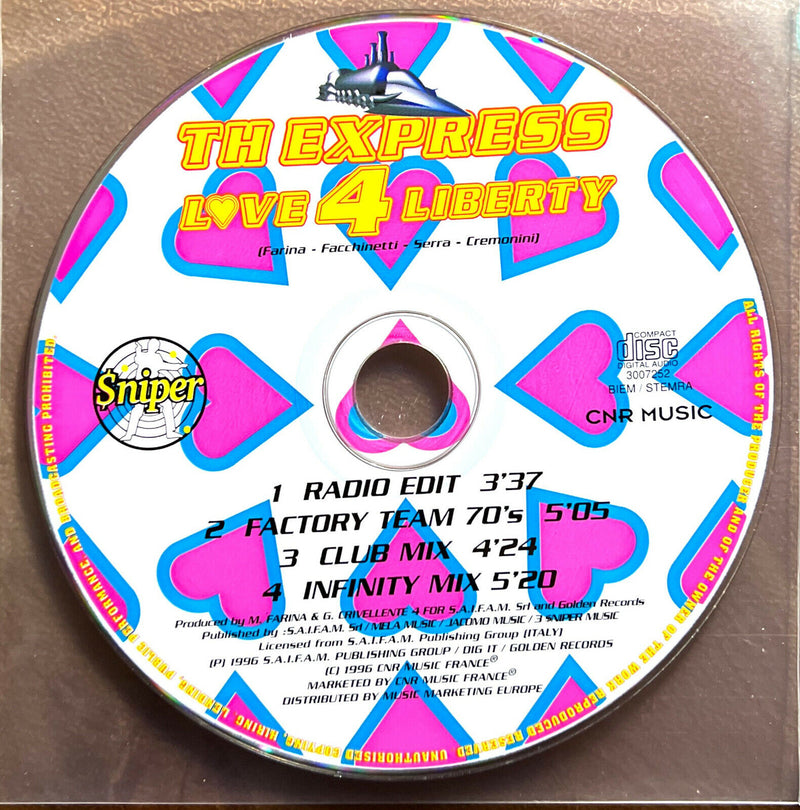 TH Express CD Single Love 4 Liberty