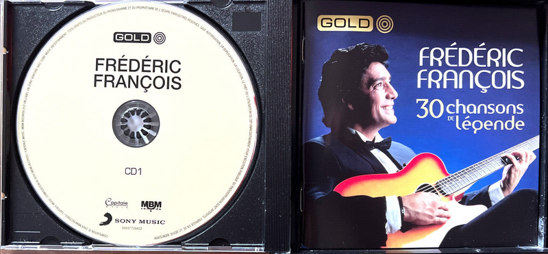 Frédéric François Mini Coffret 2xCD 30 Chansons De Légende