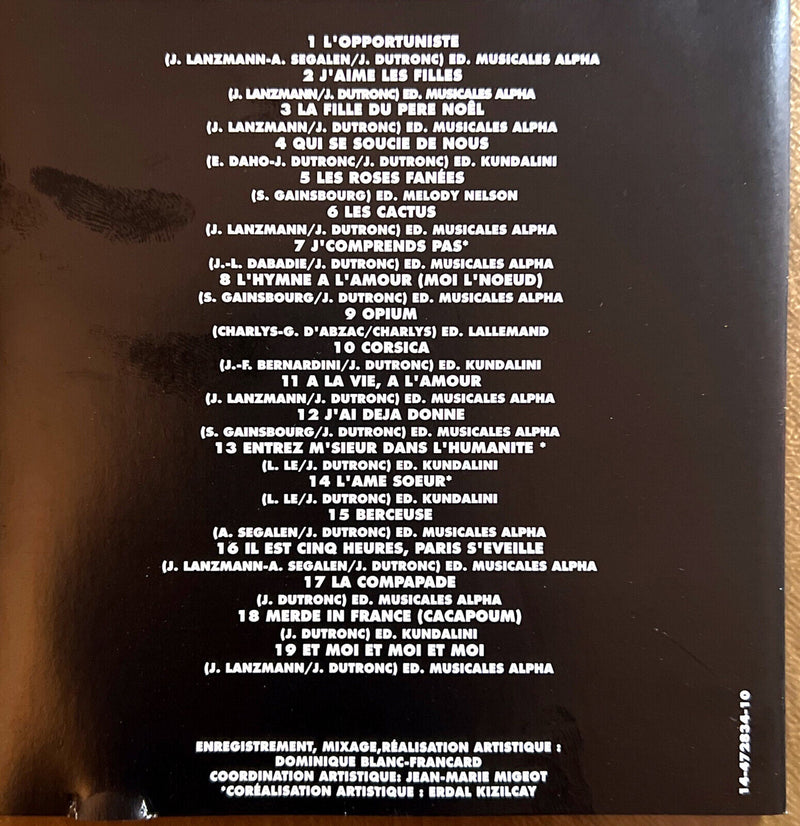 Jacques Dutronc CD Dutronc Au Casino