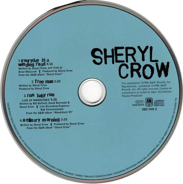 Sheryl Crow ‎Maxi CD Everyday Is A Winding Road - Europe (EX+/EX+)