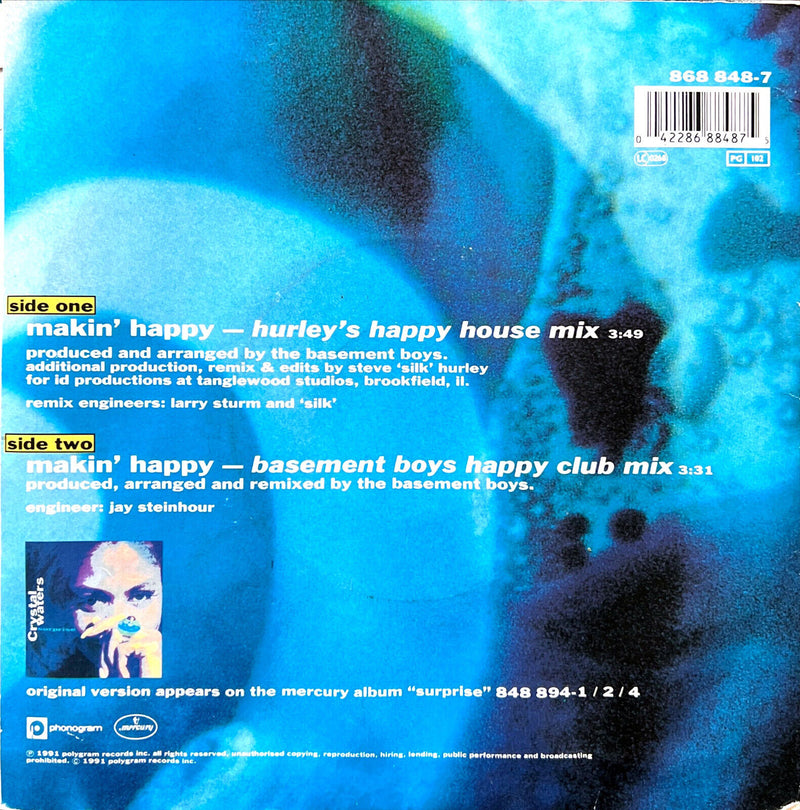 Crystal Waters 7" Makin' Happy - France