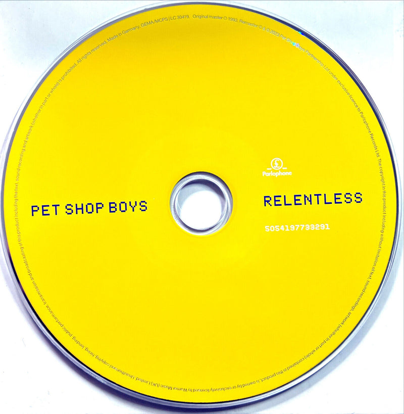 Pet Shop Boys CD Relentless