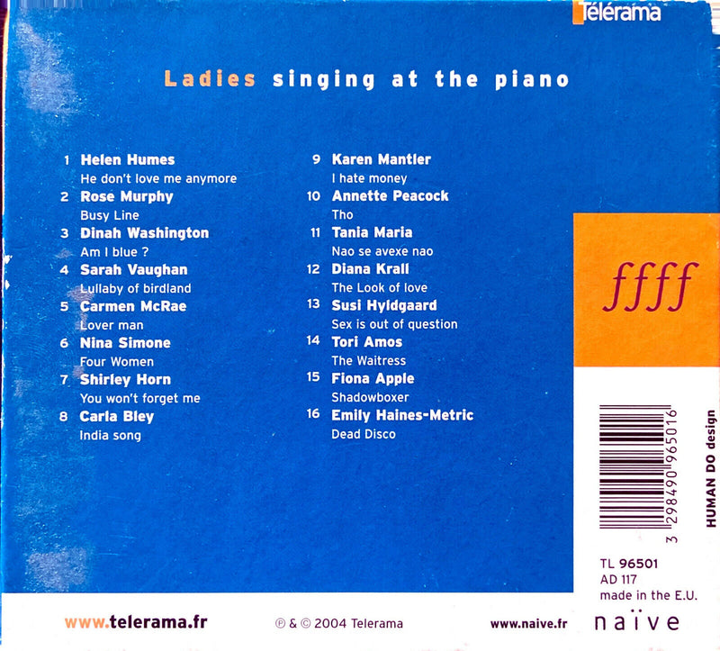 Compilation CD Ladies Singing At The Piano - France (VG/EX+)