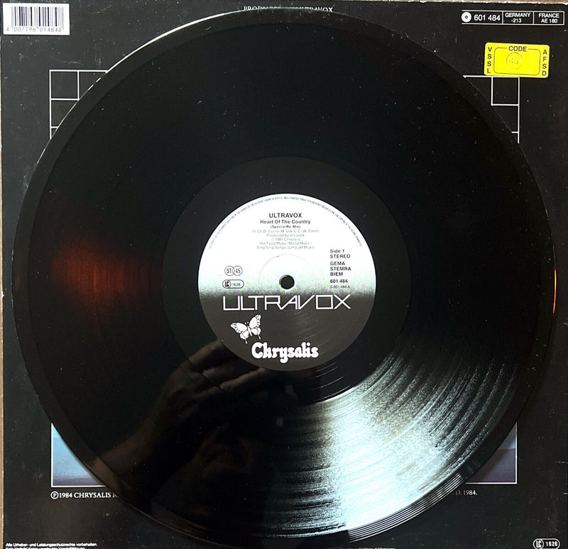 Ultravox 12" Heart Of The Country (Special Re-Mix)