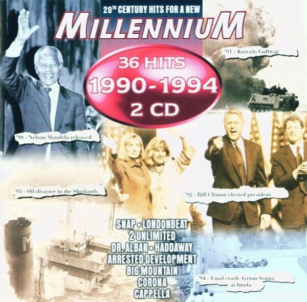 Compilation 2xCD 36 Hits 1990-1994 - Europe (M/EX+)