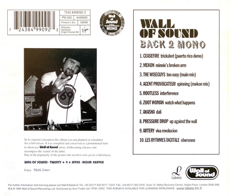 Compilation ‎CD Back 2 Mono - Europe (EX/EX)