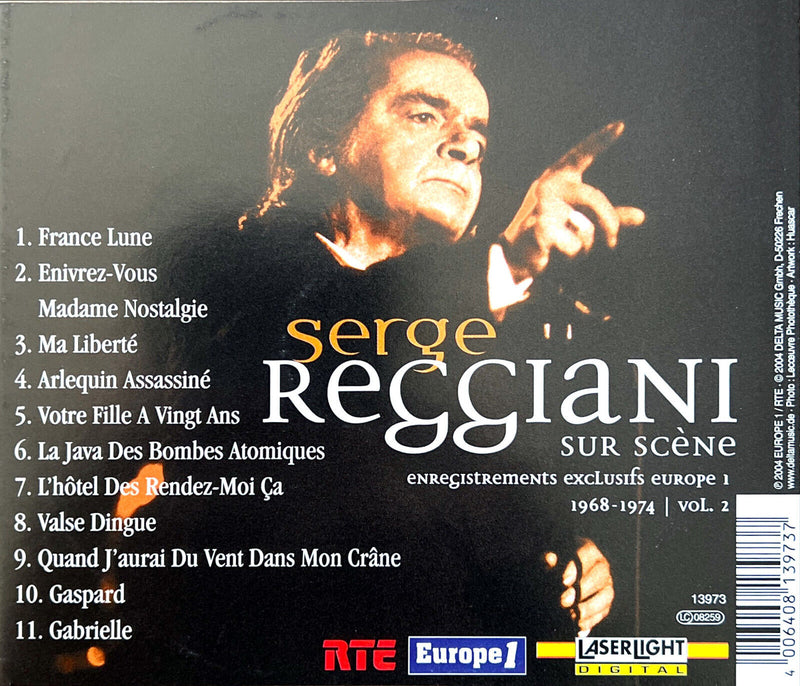 Serge Reggiani CD Serge Reggiani Sur Scène - Enregistrements Exclusifs (1968 - 1
